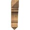 Ekena Millwork Olympic Arts & Crafts Smooth Bracket, Western Red Cedar, 5 1/2"W x 24"D x 24"H BKT06X24X24OLY03SWR - alternate 2